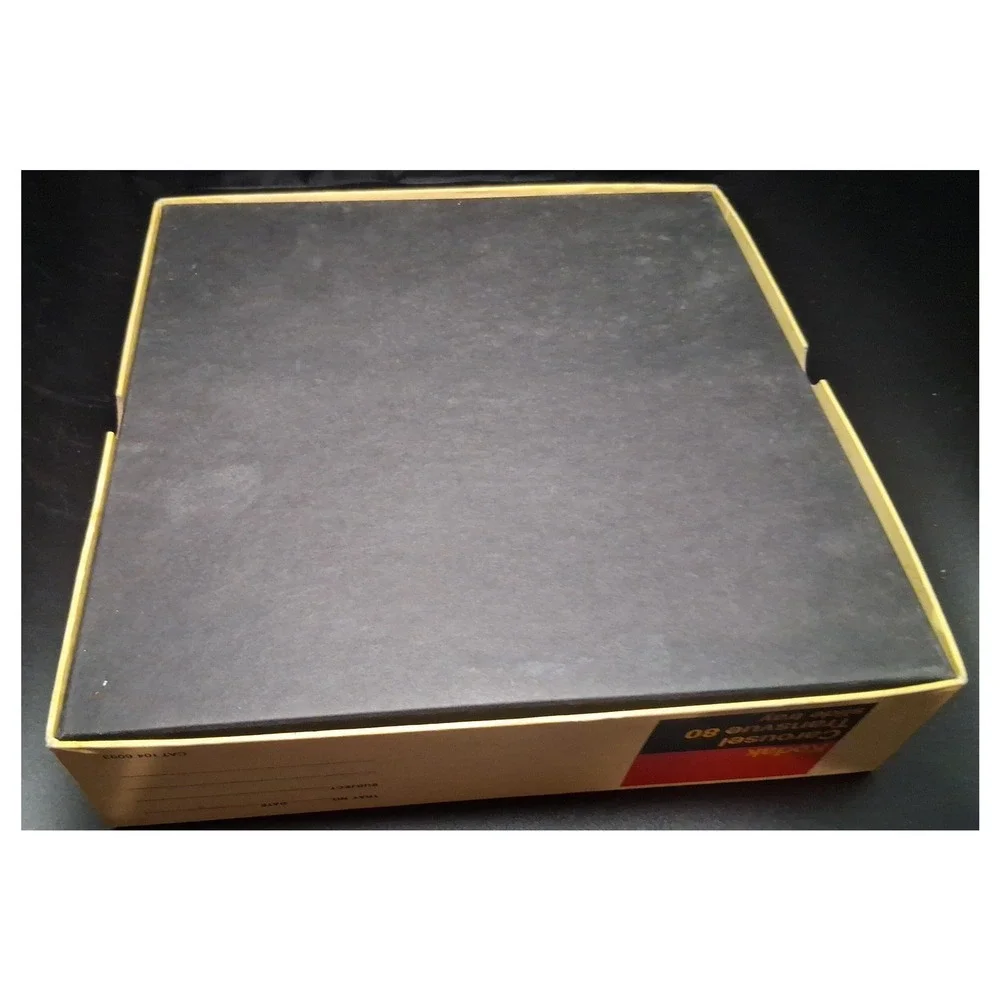 Kodak Carousel Transvue 80 Slide Tray Translucent Gray CAT 104 6093 with Box